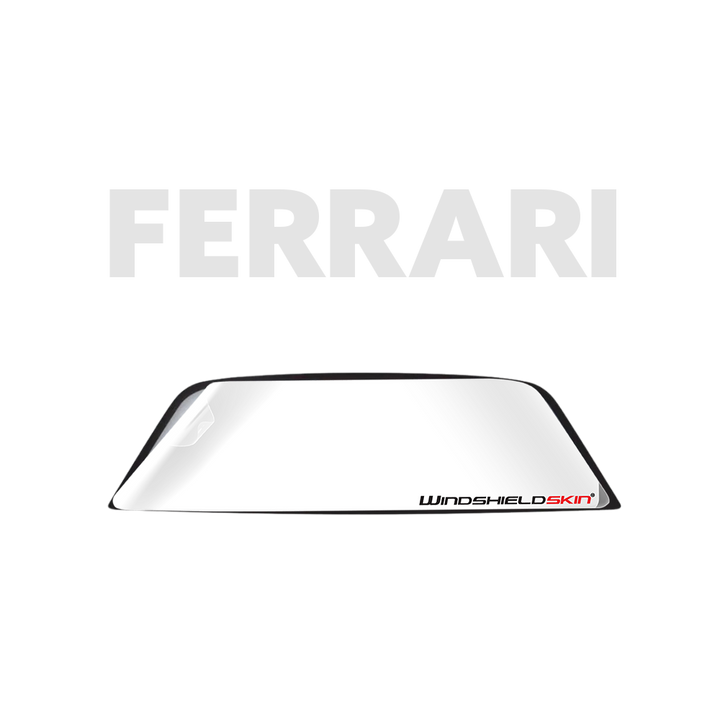 Windshield Skin®, windshield protection film, Ferrari, Simple