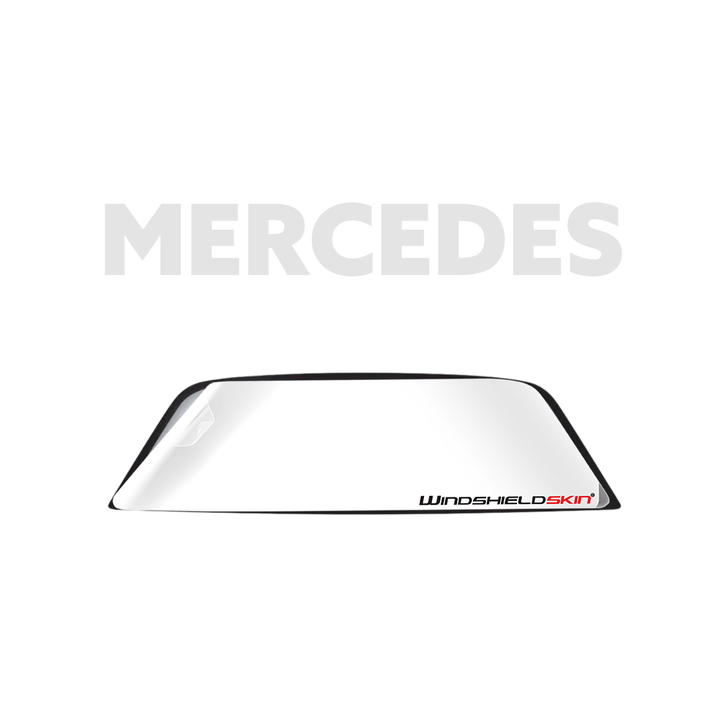 Windshield Skin®, windshield protection film, MERCEDES, Simple